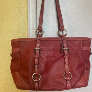 Red Coach Purse